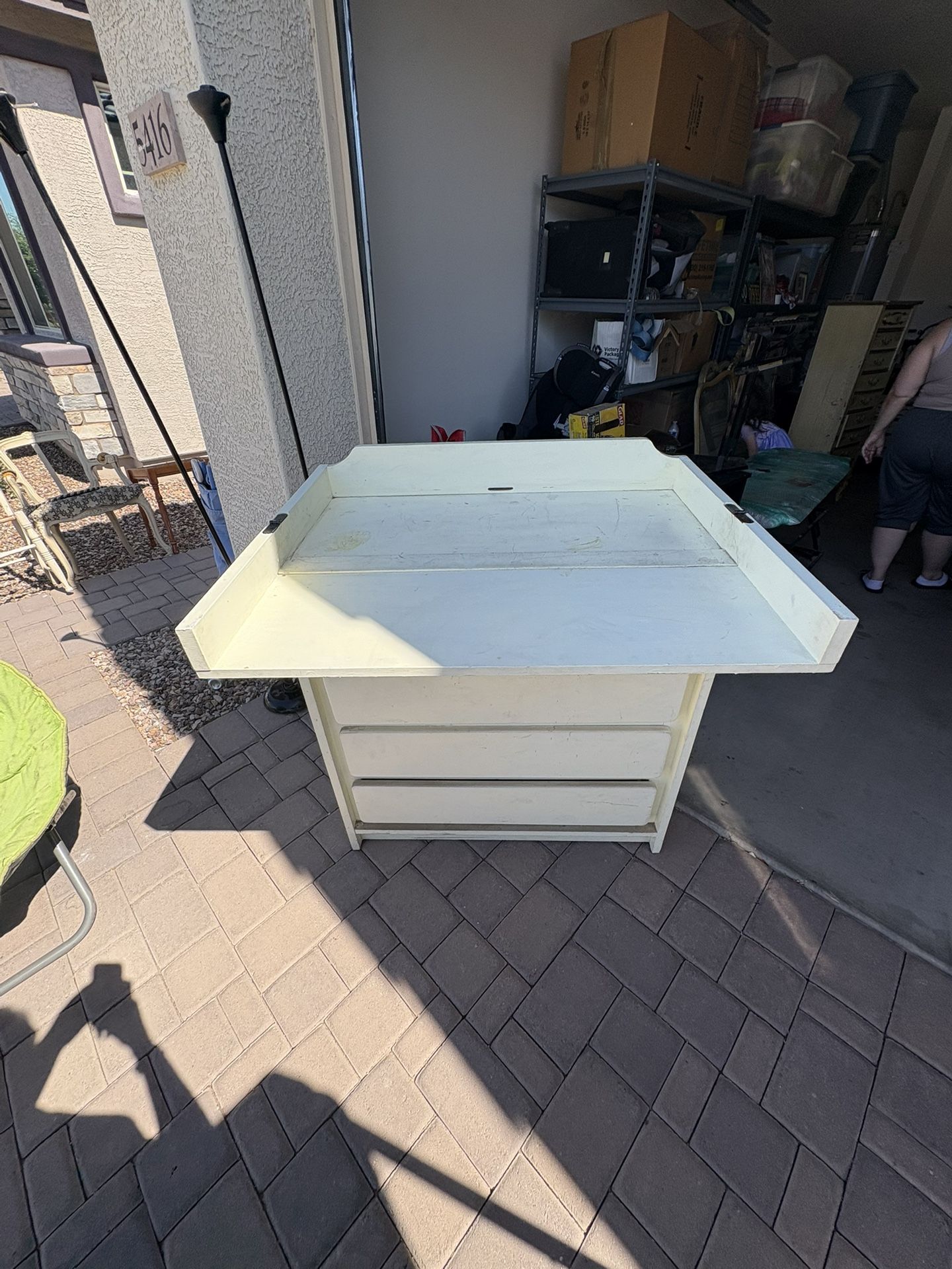 Changing Table With Drawers