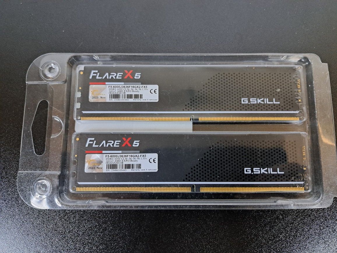 32 GB DDR5 G Skill Desktop Computer Ram Memory Kit 