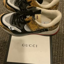 Gucci  Shoes Sneakers For Men Size 8 1/2 New 100% authentic Retails 800$ Plus Tax