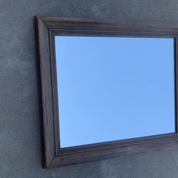 Solid Wood Antique Frame Mirror