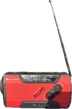 Radio powerbank solar power recharge