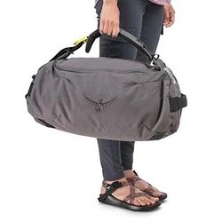 9/10 Granite Grey Osprey Trillium 30L Sling Duffel - No damage of any kind - Zippers all work