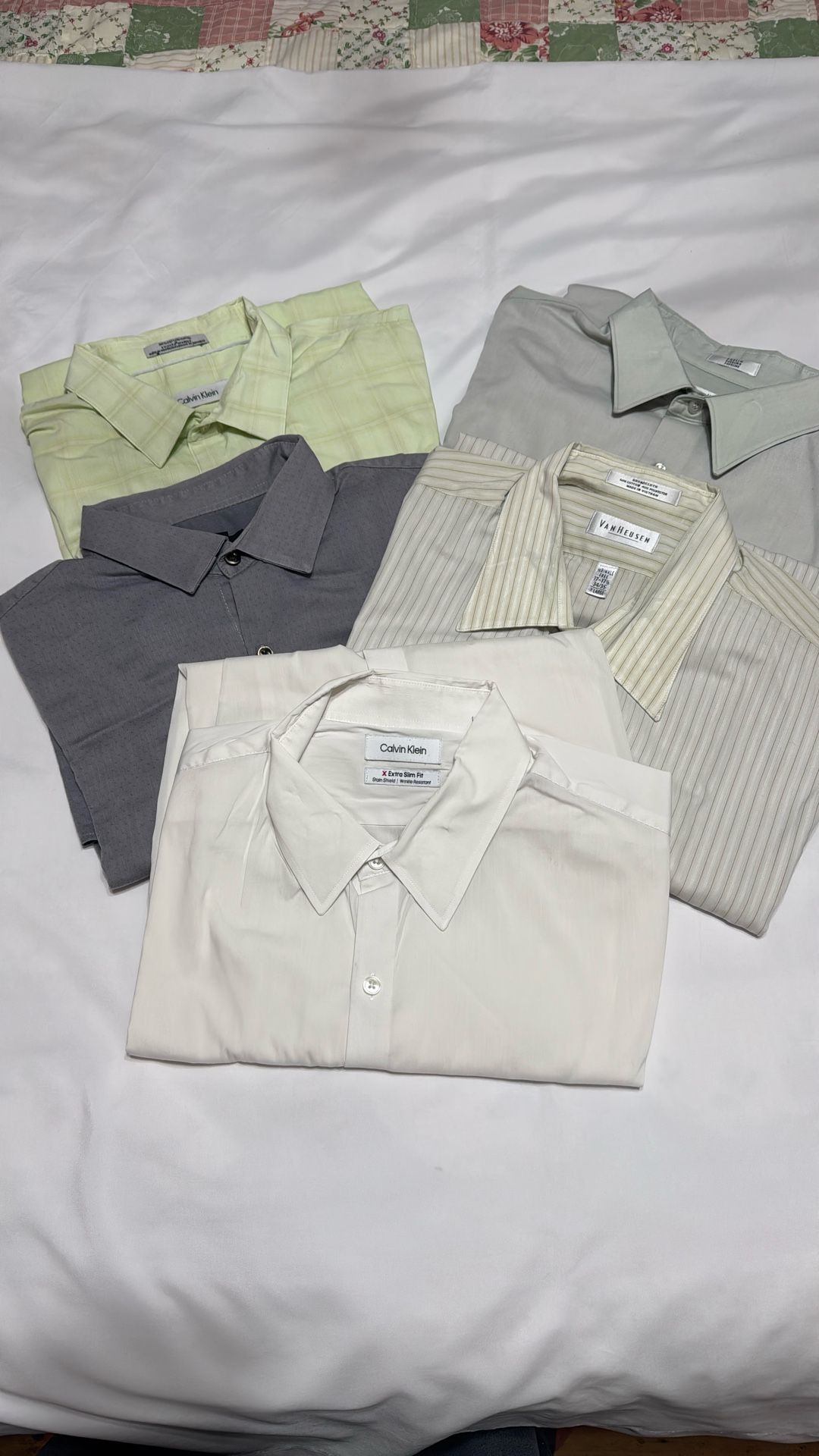 Bundle of (5) Men’s Dress Shirts