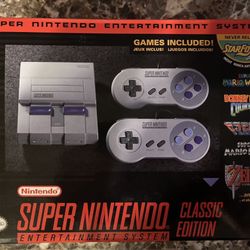 Nintendo Super NES mini Console Includes 21 Retro Games + Star Fox 2