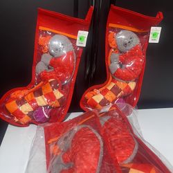 Boots & Barkley medium/large stocking and toy set  Includes 4 toys