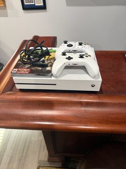 Xbox One S Console with Two Controllers