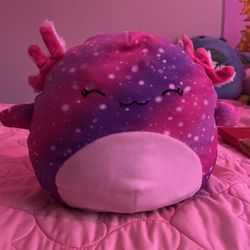 Pink And Purple Axolotl Squishmallow  