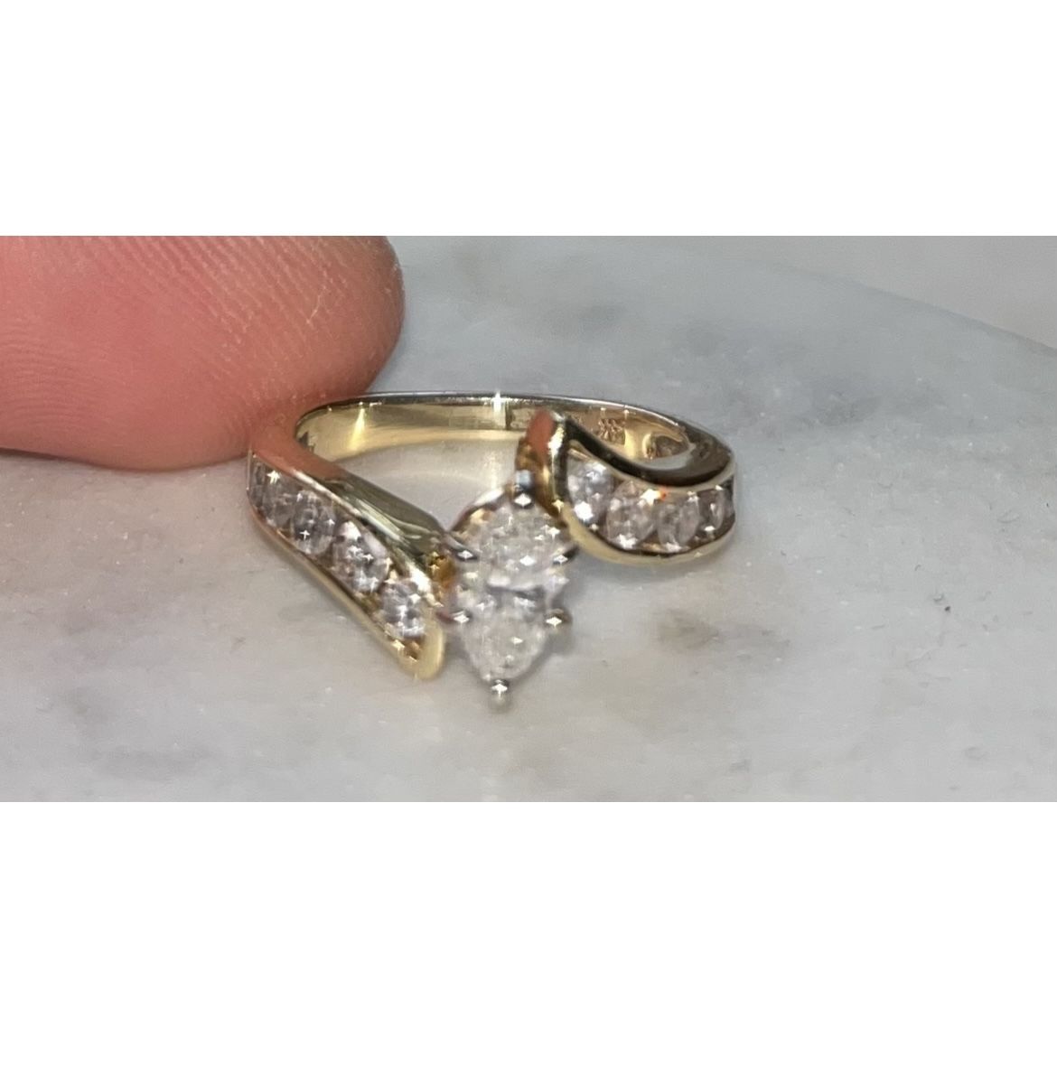 Marquise Wedding Ring Size 6