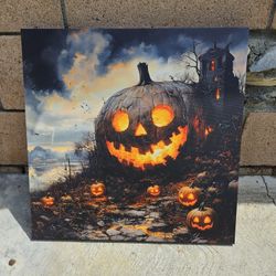 Canvas painting- Pumpkins  20Lx20Wx1D