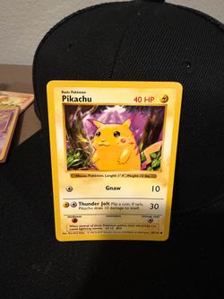 Pikachu Red Cheeks -SHADOWLESS 58- NM