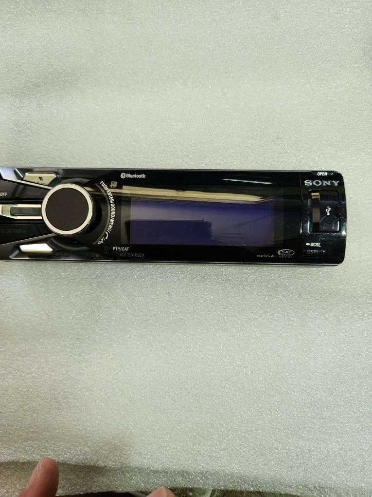 Sony DSX-S310BTX CD Player Faceplate Only