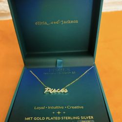 olivia and jackson PISCES February 19-March 20 Loyal • Intuitive • Creative 14KT GOLD PLATED