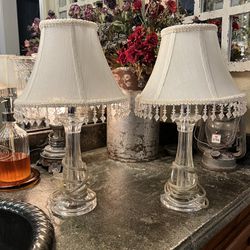 Two small vintage acrylic lamps 16 inches tall $45 for both pick up is in canon country/Santa Clarita. Cross posted. MQ.