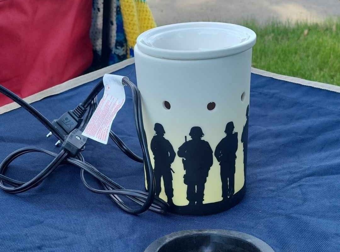 Military theme Scentsy wax warmer