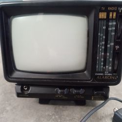 Portable CRT TV with game adapters