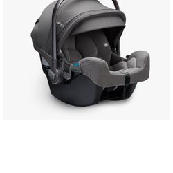 Excellent condition Nuna PIPA™ RX Infant Car Seat & Base Granite Gray 
