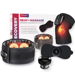 Fit Foundry 4-in-1 Heat & Massage Recovery Pack for Relief new in box
