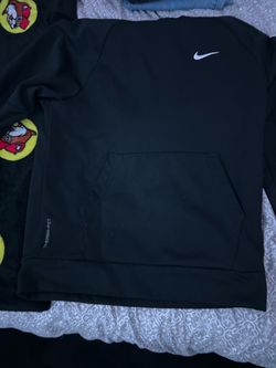 Black thermal fit hoodie