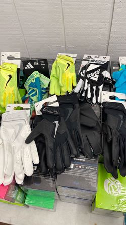 Nike & Adidas Football Receiver Gloves Lot