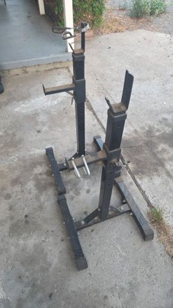 Adjustable Squat Rack Barbell Stand
