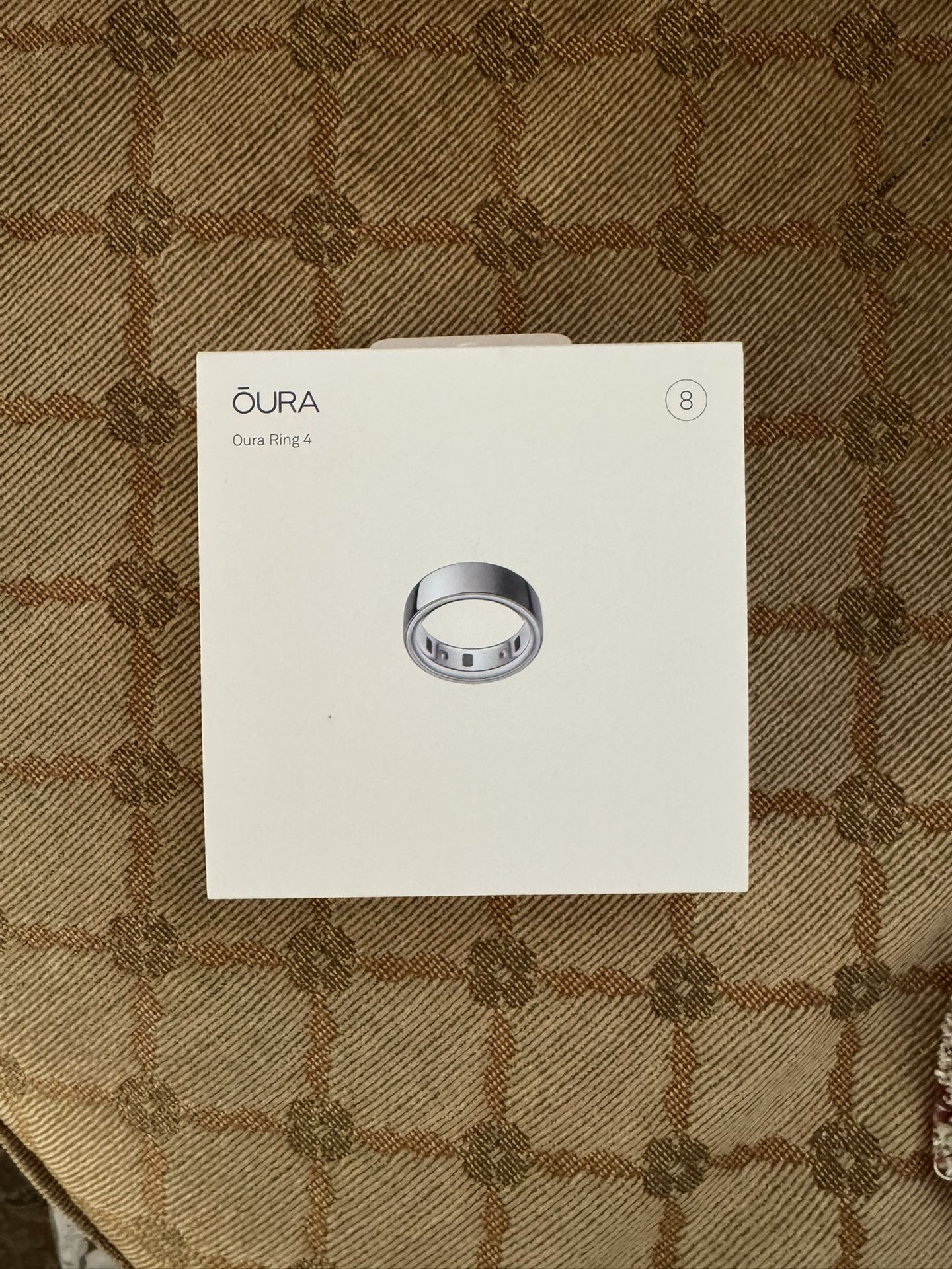 Oura Ring Silver Size 8