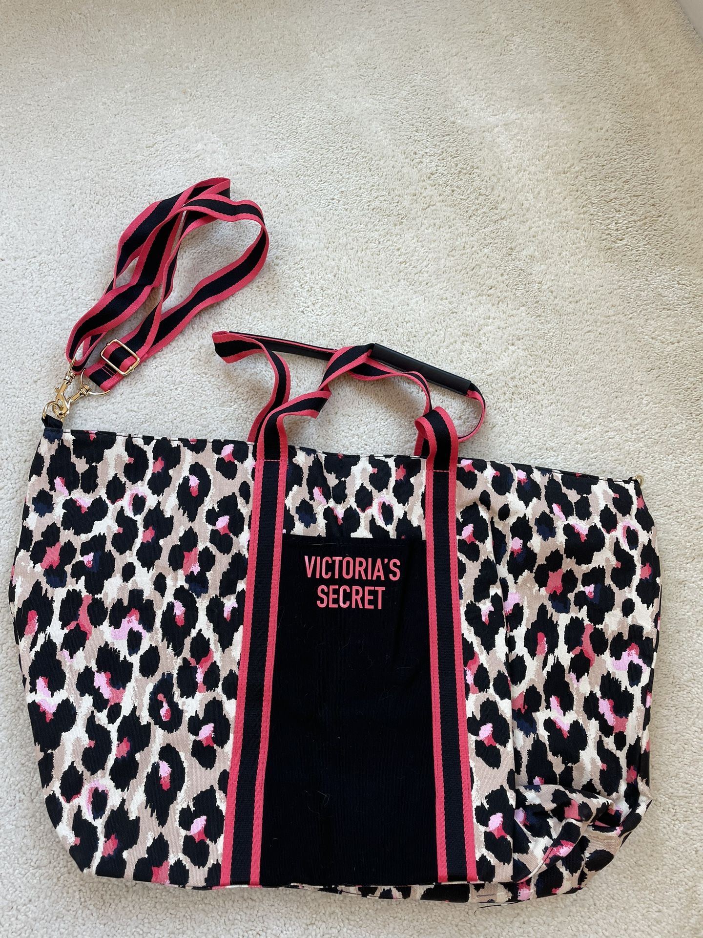Victoria Secret Cheetah Tote Bag