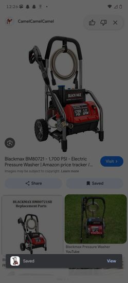 Power washer lightly used works amazing has had no issues with it and only used twice