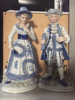 Antique porcelain figurines