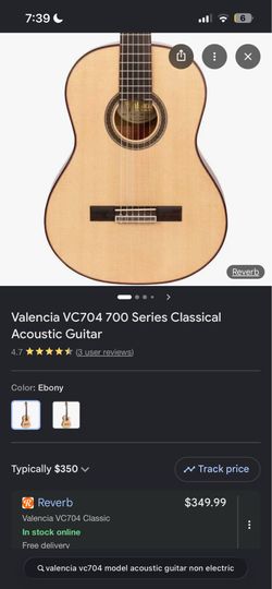 Valencia VC704 model acoustic guitar