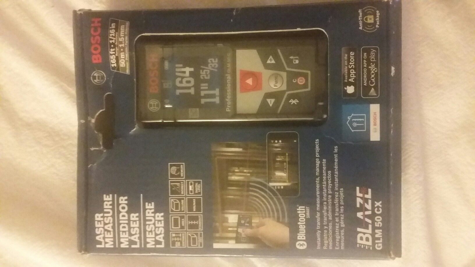 Bosch Laser Level Measure Bluetooth smart