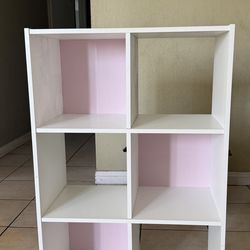 White 6  cube storage organizer