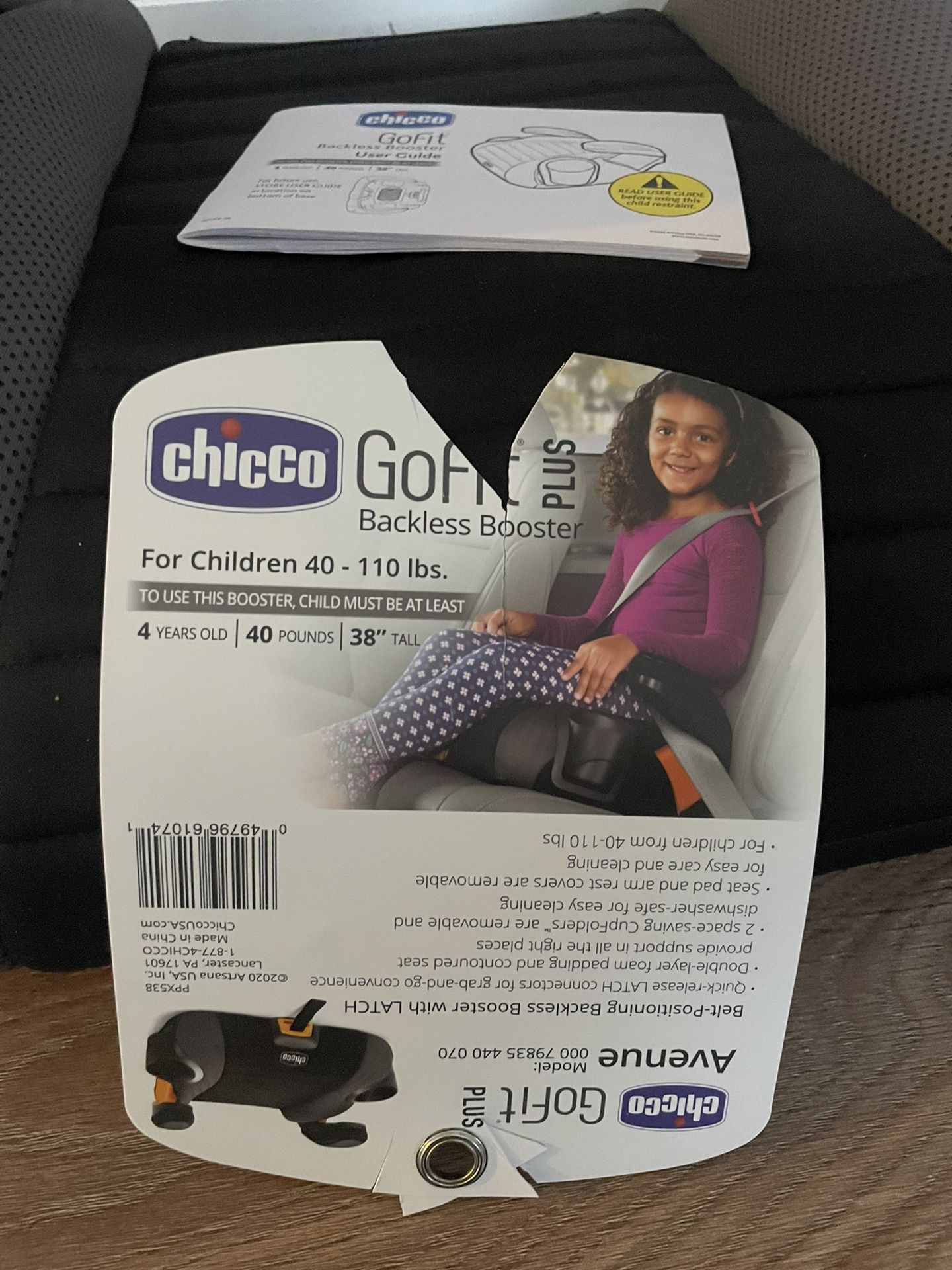 Chico GoFit Plus Backless Booster New