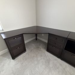 Pottery Barn Office Desk With Console