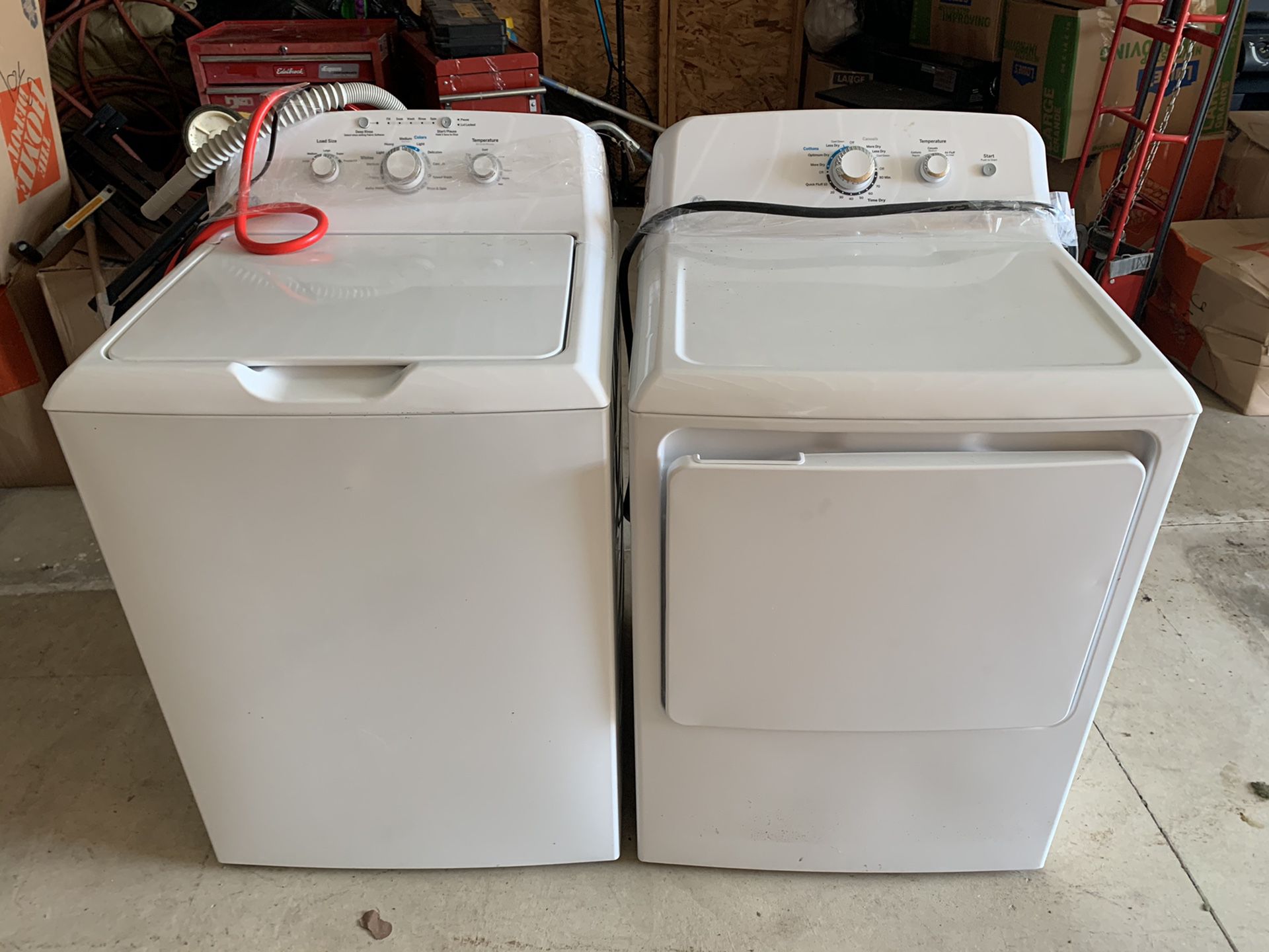 Washer and dryer GE Brand new