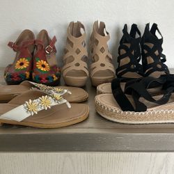 Cute Wedges, Sandals, And Heels. 