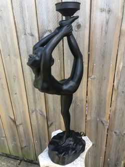 Ballerina lamp sculpture