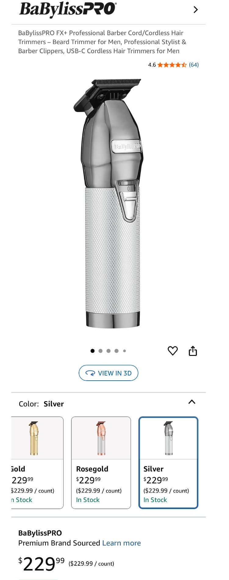 Babyliss Pro Fx+ Trimmer