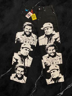 Asaali Jean Company Graphic Print Jeans