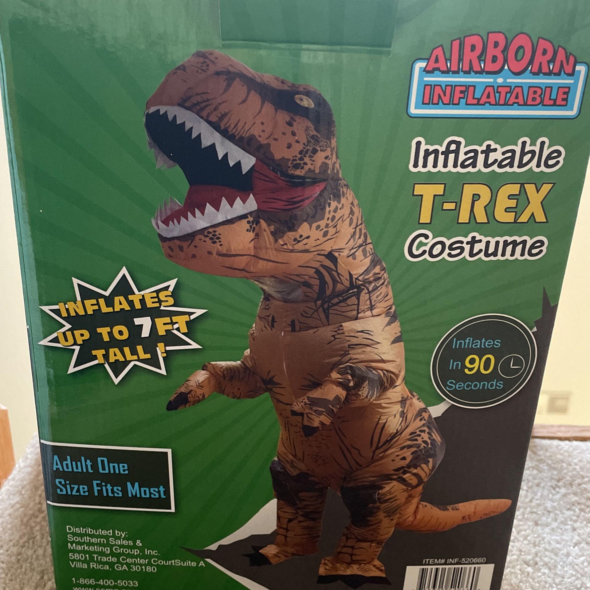 T Rex Inflatable Halloween Costume 