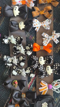 Fall/Halloween bows