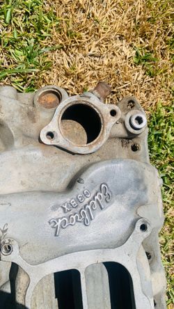 Vintage Edelbrock C3BX Intake Manifold SBC - As-Is