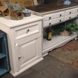 Dresser Storage And Side Cabinet With Drawers 
