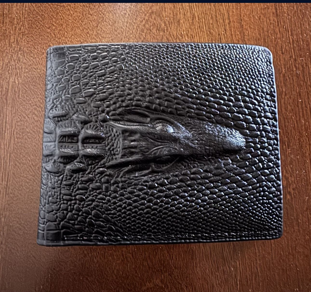 Mens Crocodile Pattern Wallet NEW