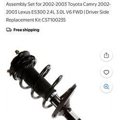 2002/2003 Toyota Camry/Lexus Complete Front Strut and Coil Spring Assemblies  