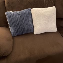 Blue And White Throw Pillows Couch Living Room Decoration Decor