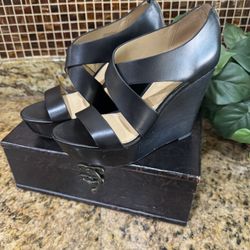 Michael Kors Black Wedges Size 7
