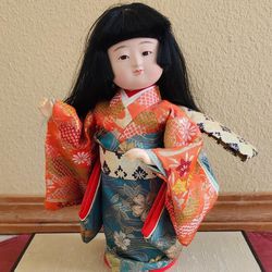 Antique Geisha Doll