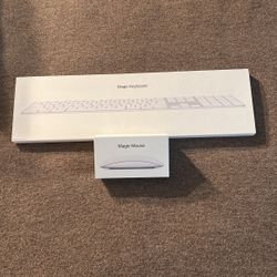 Apple Mouse And Keyboard 