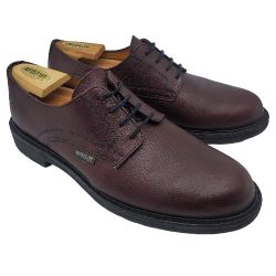 MEPHISTO Mens 'Marlon' Chestnut Pebble Grain Leather Oxfords Size 9 M Shoes $430