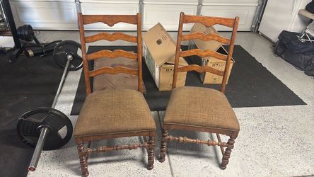 Two diner room chairs